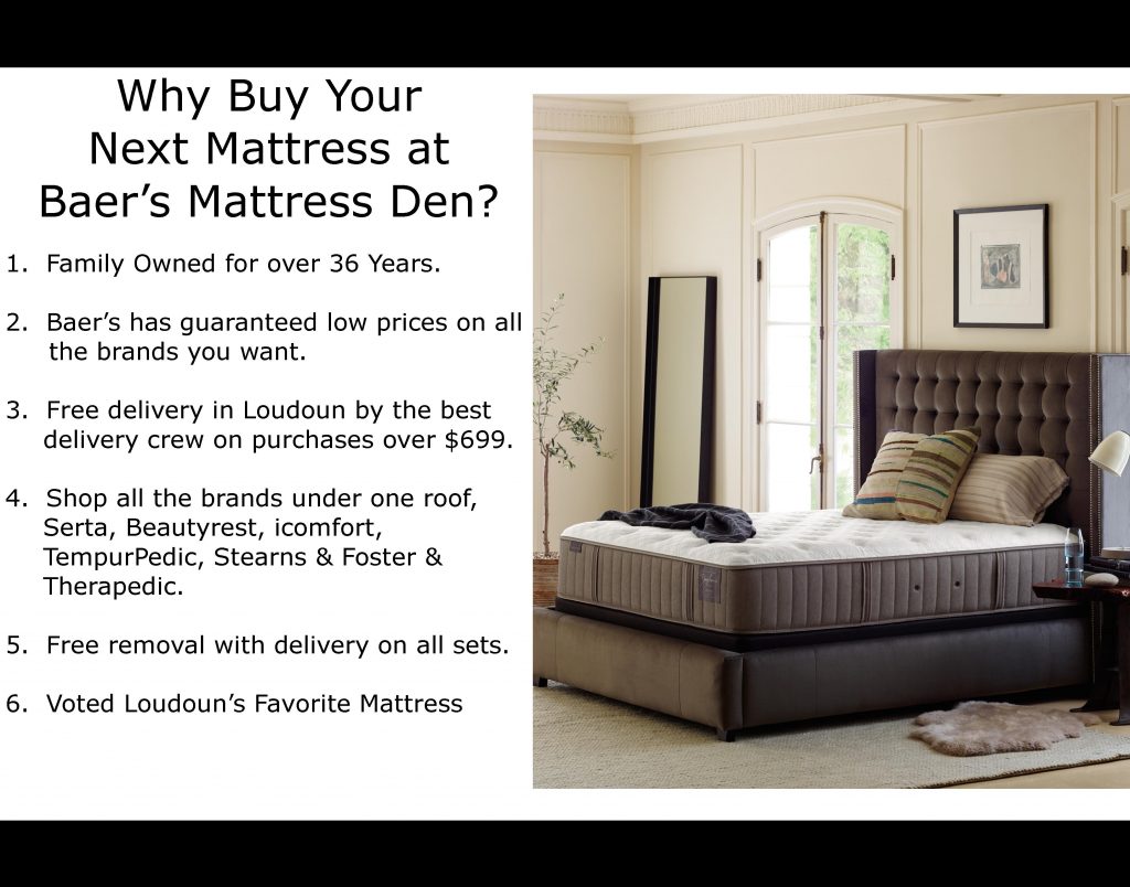 baers mattress den sale